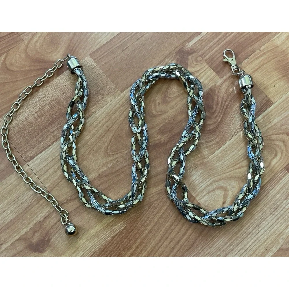 Vintage 2 Tone Triple Link‎ Belt
